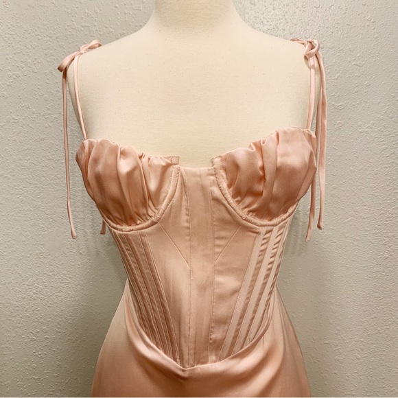 House of CB Alma Dress Blush Pink - Picture 3 of 12